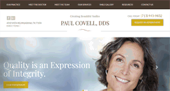 Desktop Screenshot of drcovell.com